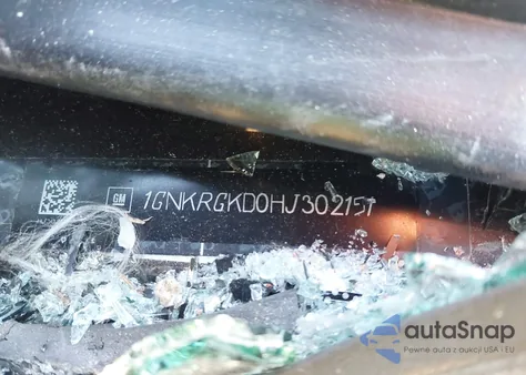 2017 Chevrolet Traverse 1Lt из США, поврежденный, VIN 1GNKRGKD0HJ302151